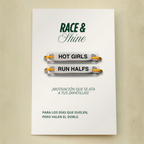 "HOT GIRLS RUN HALFS" - Shoe tag