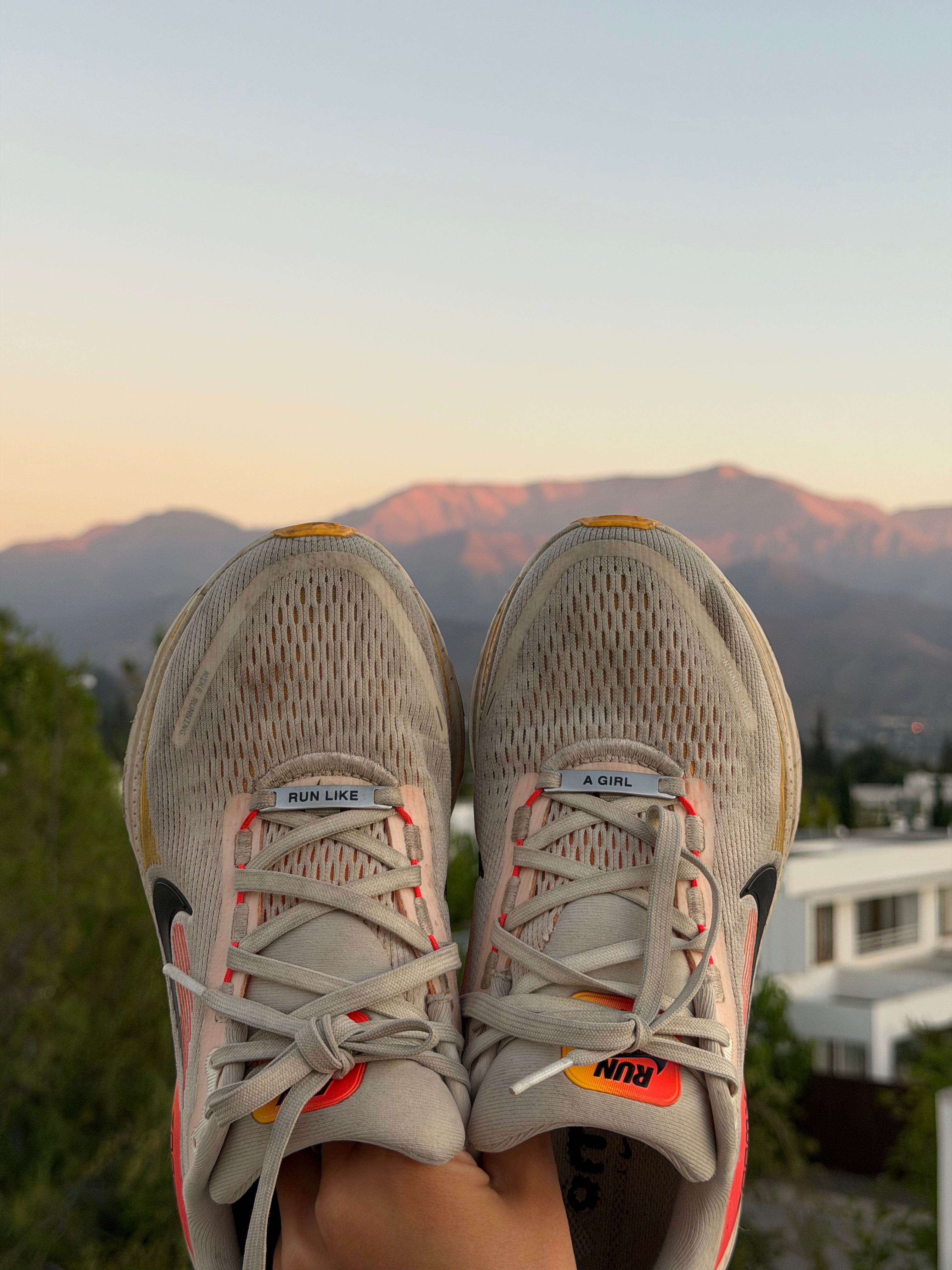"RUN LIKE A GIRL" - Shoe tag